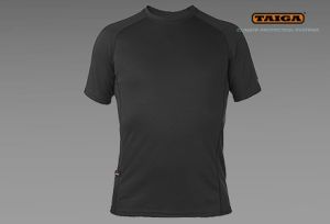 t-shirt-HAWK-bielizna termoaktywna-Polartec-Odour-Resistant-czarna